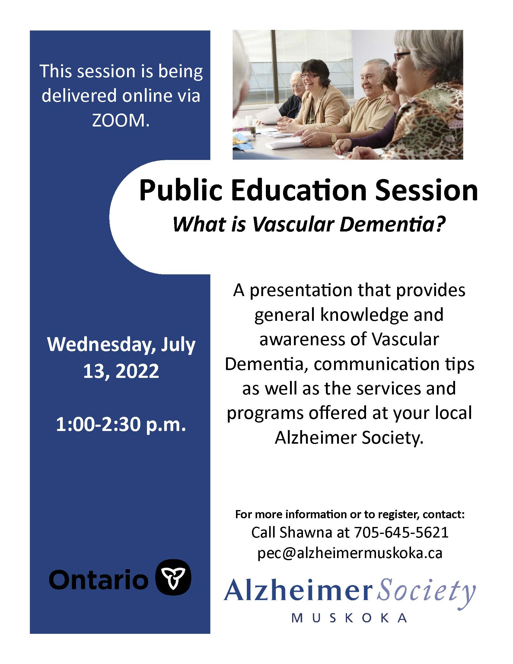 What is Vascular Dementia? Alzheimer Society of Muskoka